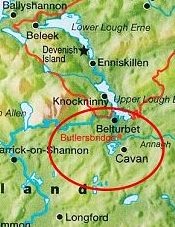 Map of Co. Cavan